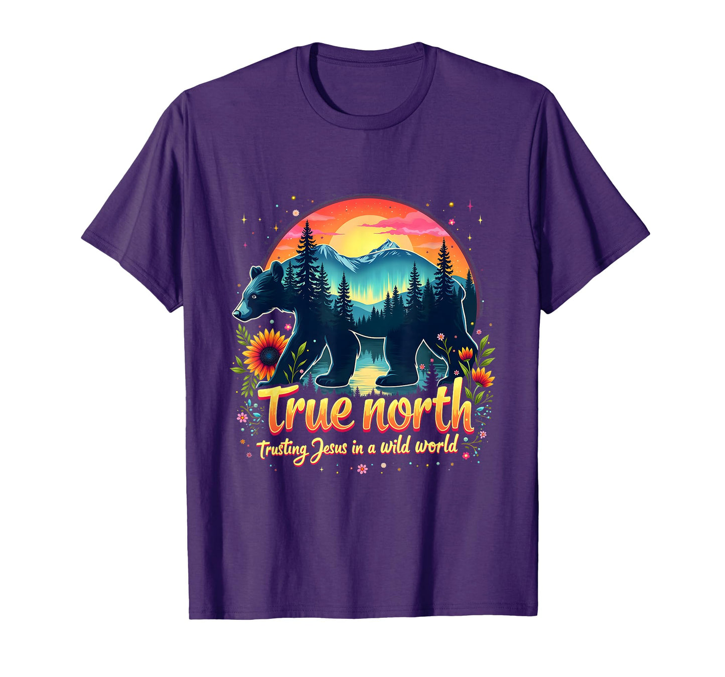 Christian Summer True North VBS 2025 Trusting Jesus Camp T-Shirt