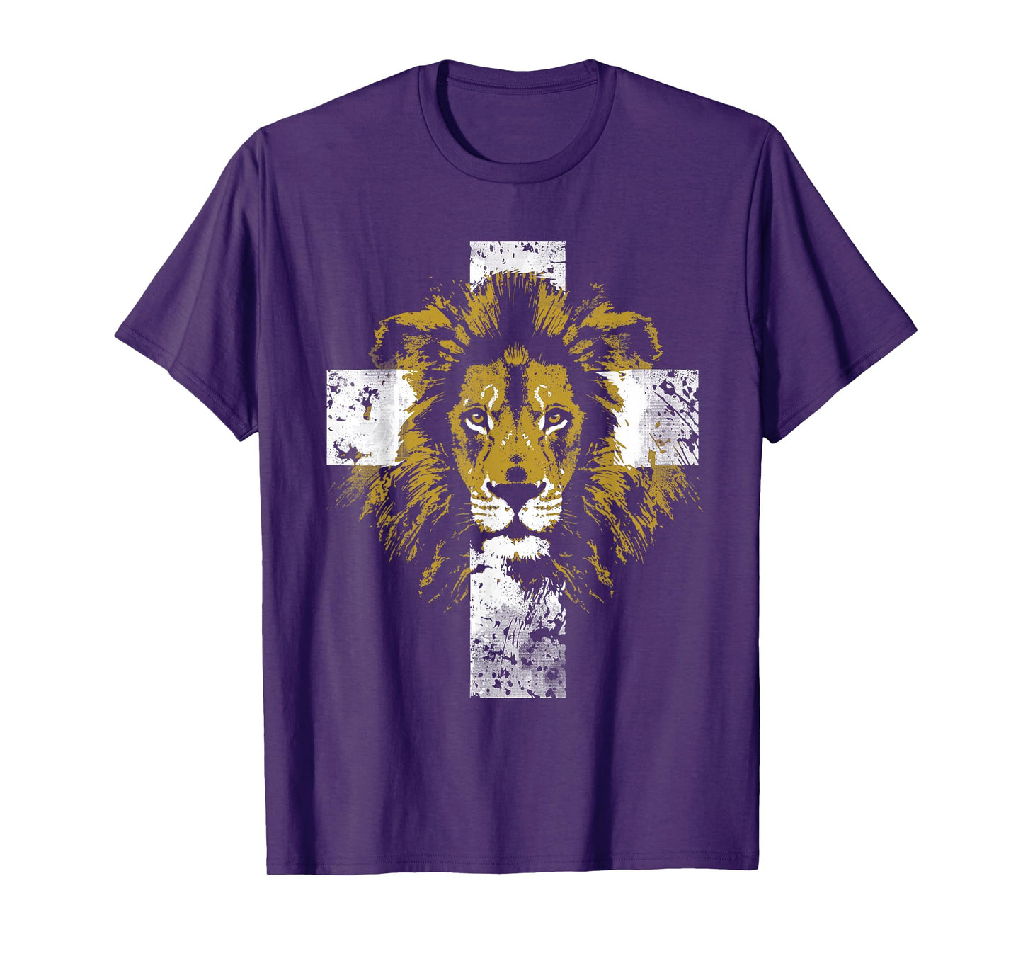 Lion of Judah Cross Christian T-Shirt T-Shirt