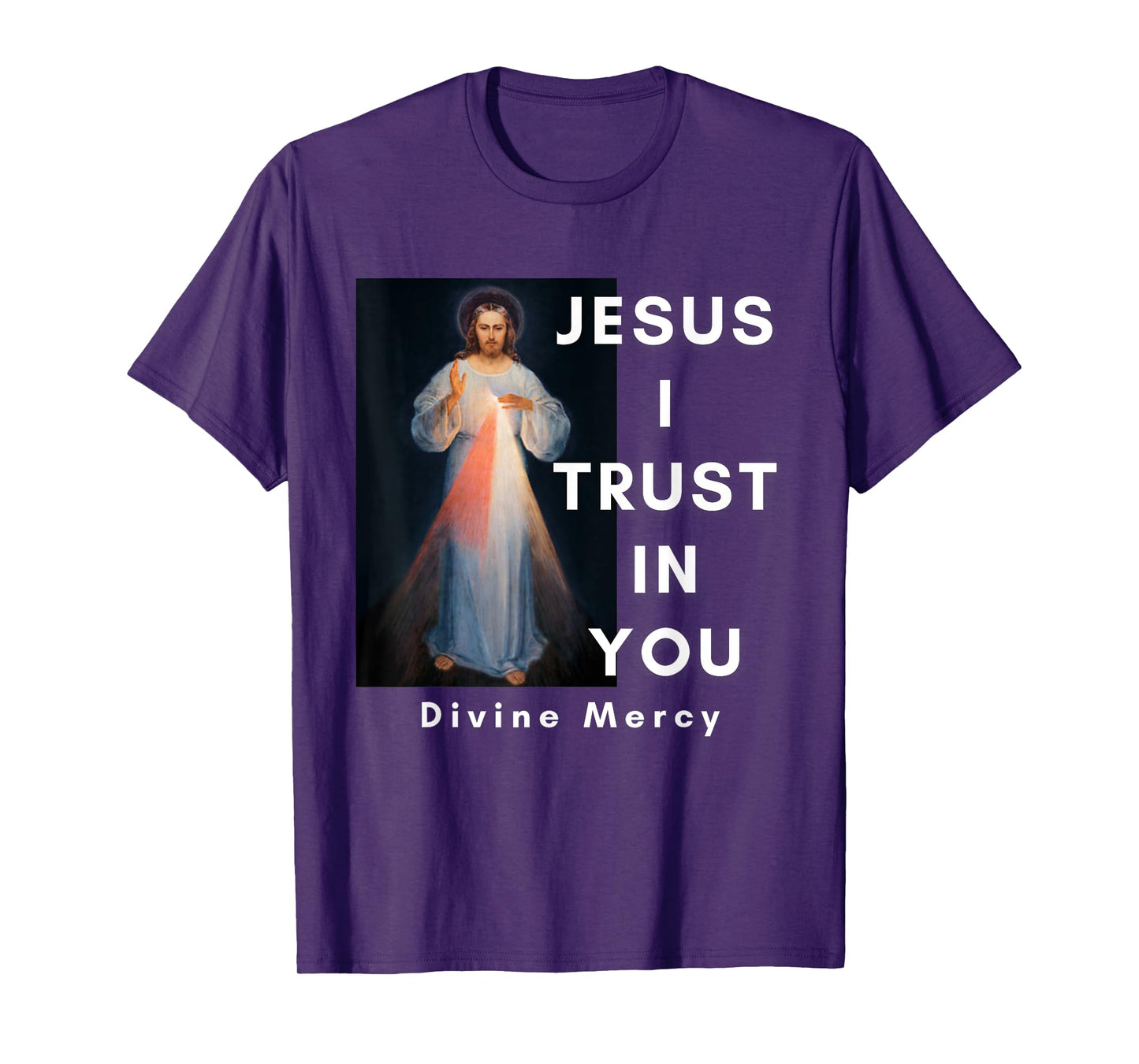 Jesus I Trust In You Divine Mercy Catholic T-Shirt