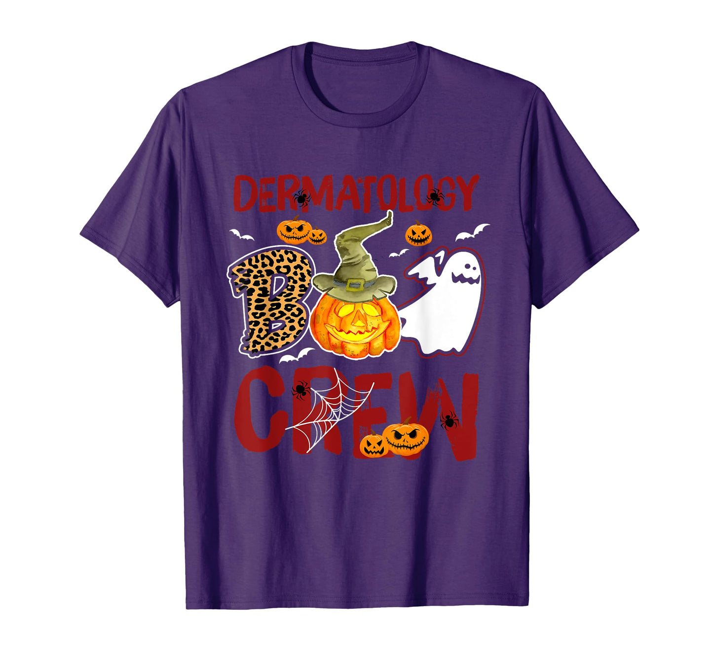 Dermatology Boo Crew Halloween Derm Nurse Match T-Shirt