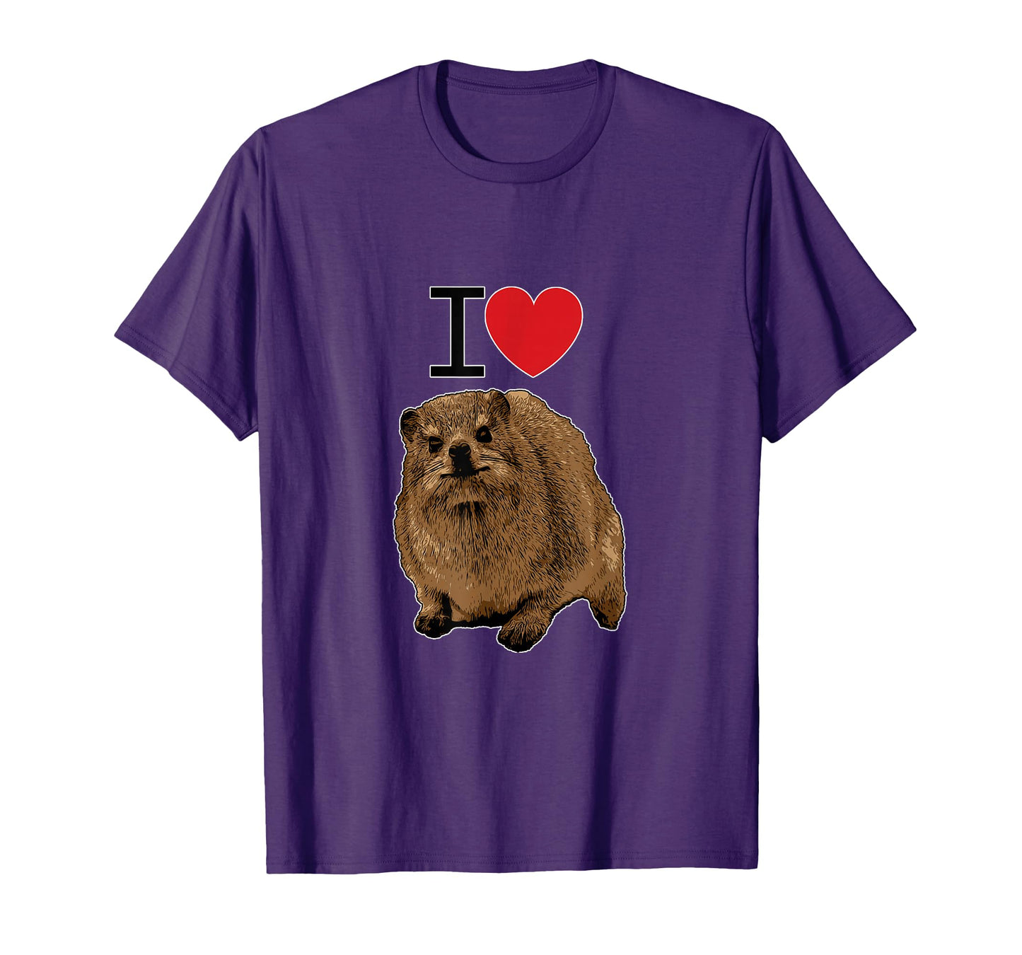 I love Rock Hyraxes | I love Daisies | I love Rabbits T-Shirt