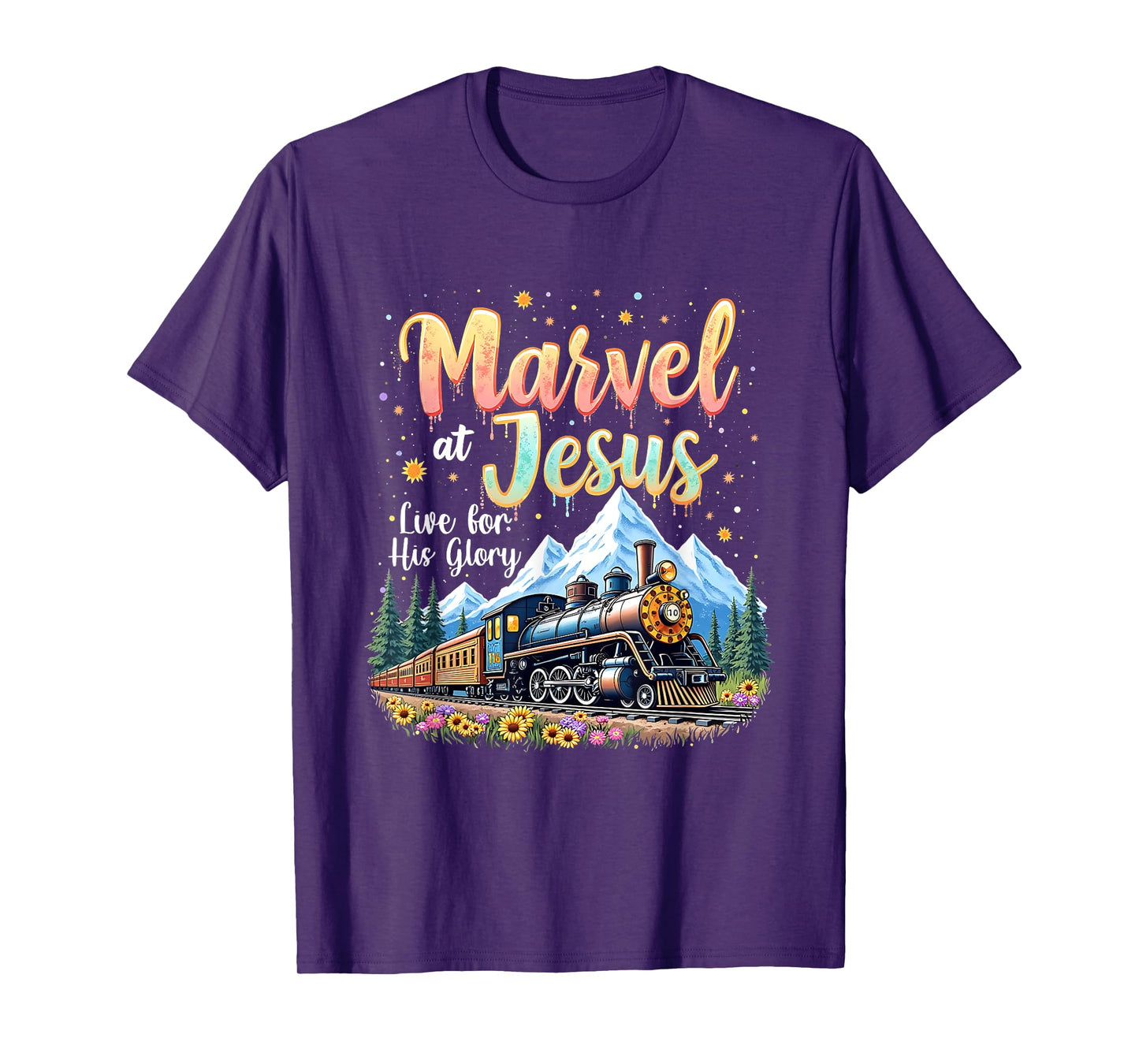 Christian Camp VBS 2025 His Glory Junction Train True North T-Shirt