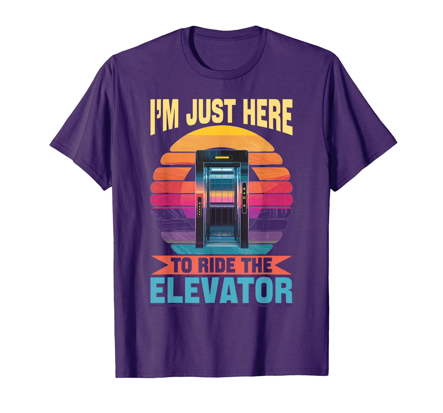 Elevator toddler & kids I´m just here to ride the Elevator T-Shirt