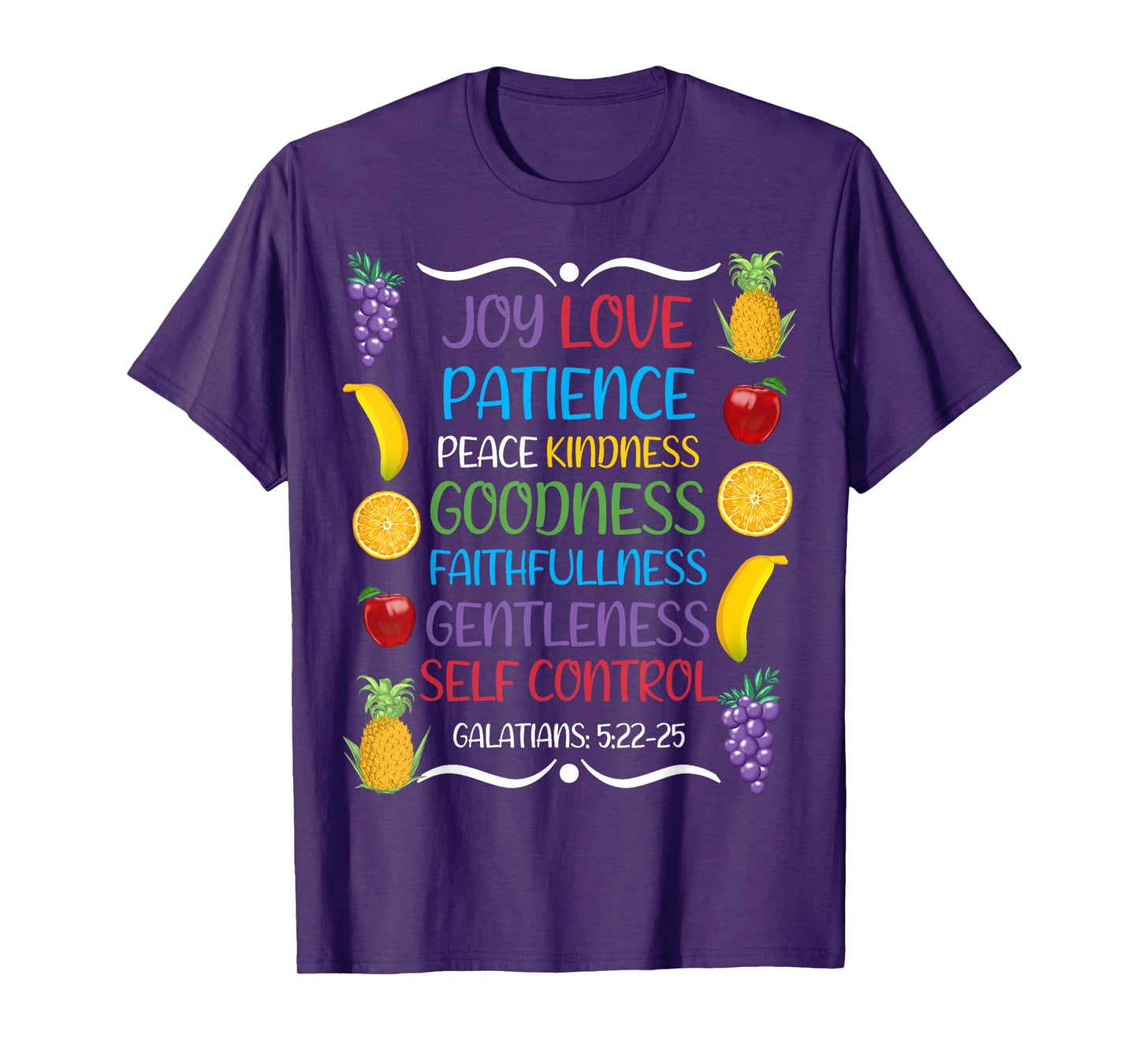 Awesome Galatians Fruit Of The Spirit Religious Verses T-Shirt