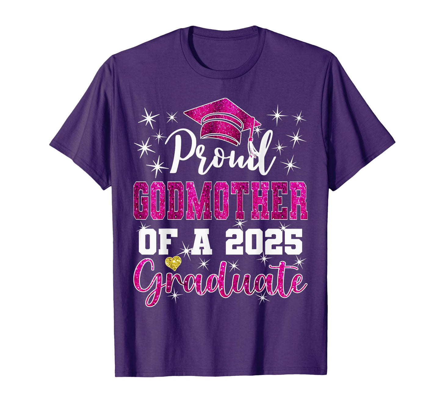 Super Proud Godmother of 2026 Pinkuate Pinkuation Family T-Shirt