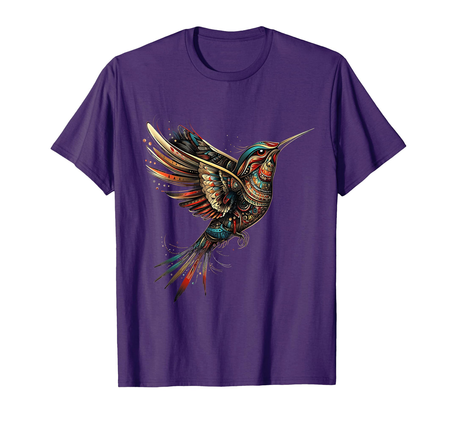 Aztec God Humming Bird Quetzalcoatl Toltec Inca Mayan T-Shirt