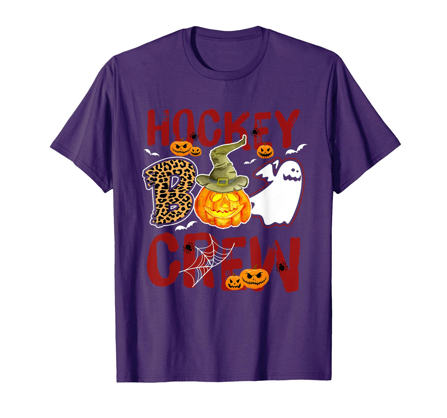 Hockey Boo Crew Halloween Players Coach Match T-Shirt