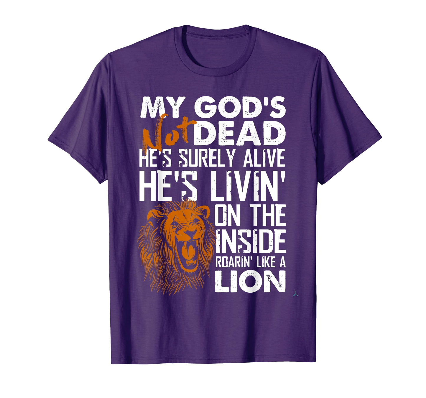 My God's Not Dead Lion Christian Christ Cross Faith T-Shirt T-Shirt