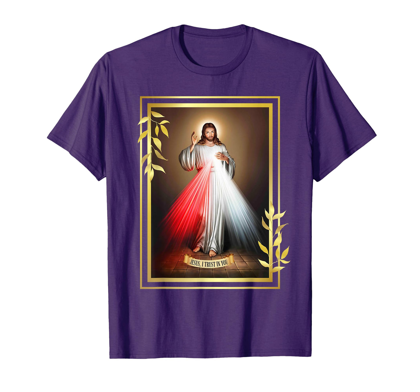 Divine Mercy Jesus Christ "Jesus, I Trust In You" Catholic T-Shirt
