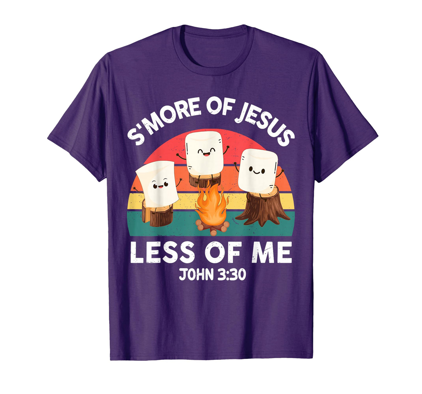 Kids S'more Of Jesus And Less Of Me Girl Religious Christian T-Shirt