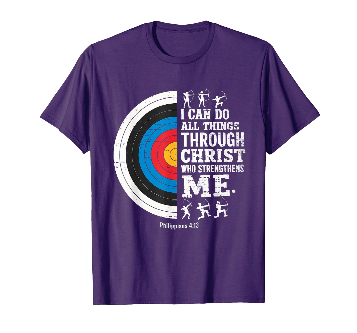 Christian Archery I Can Do All Things Religious Faith T-Shirt