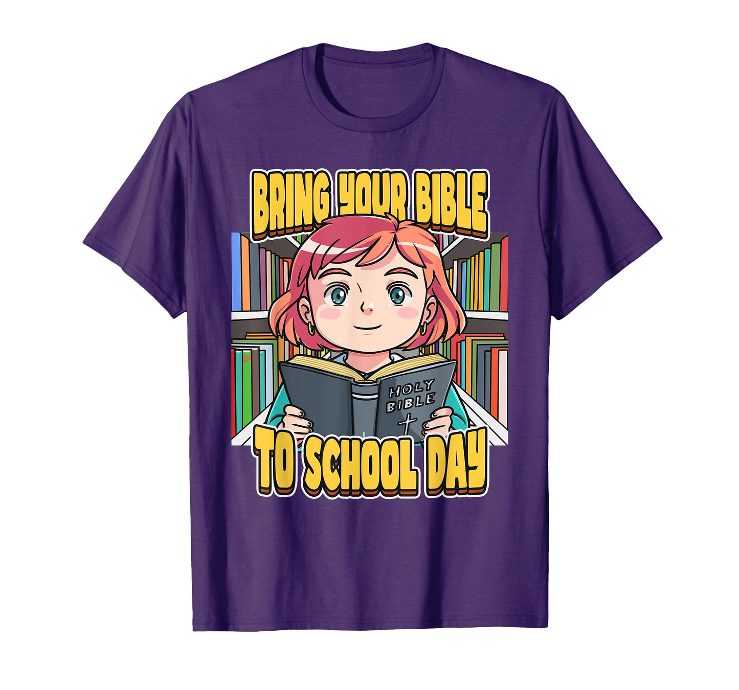 Bring Bible To School Celebrate Your Reading Sacred Text Day T-Shirt