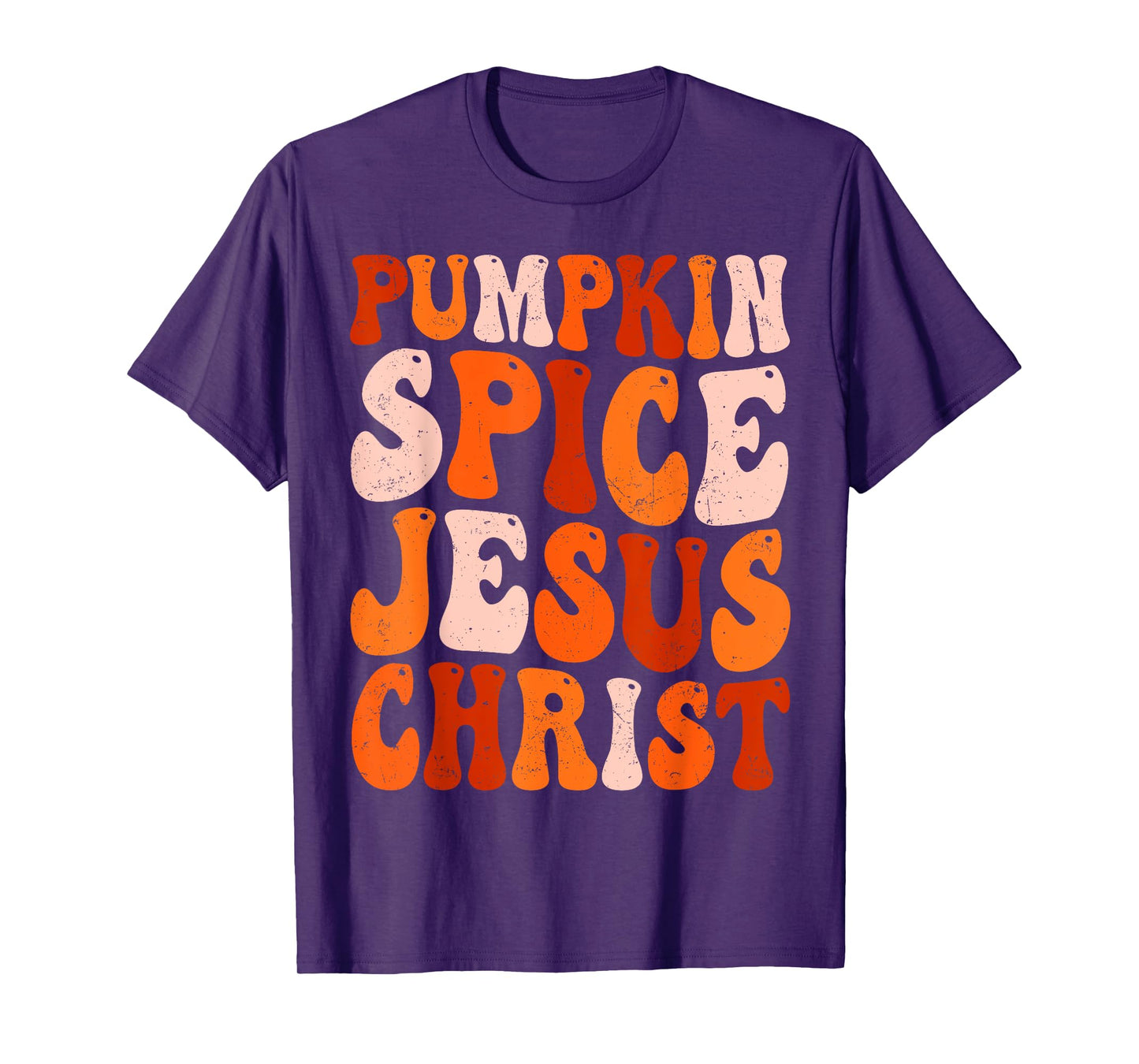 Pumpkin Spice Jesus Christ Vibes for Fall Enthusiasts T-Shirt