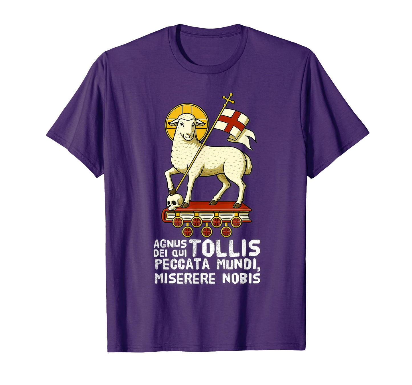 Agnus Dei Sanctus Traditional Latin Mass Catholic T-Shirt