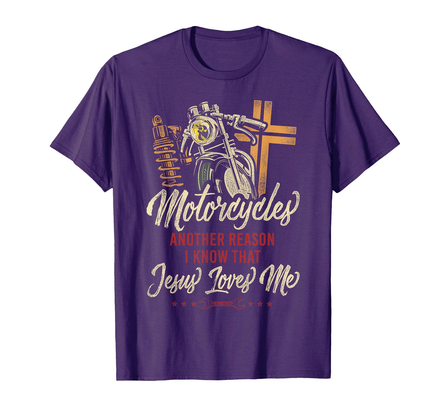 Classic Motorcycle Biker Jesus Faith Christian Motorcycles T-Shirt