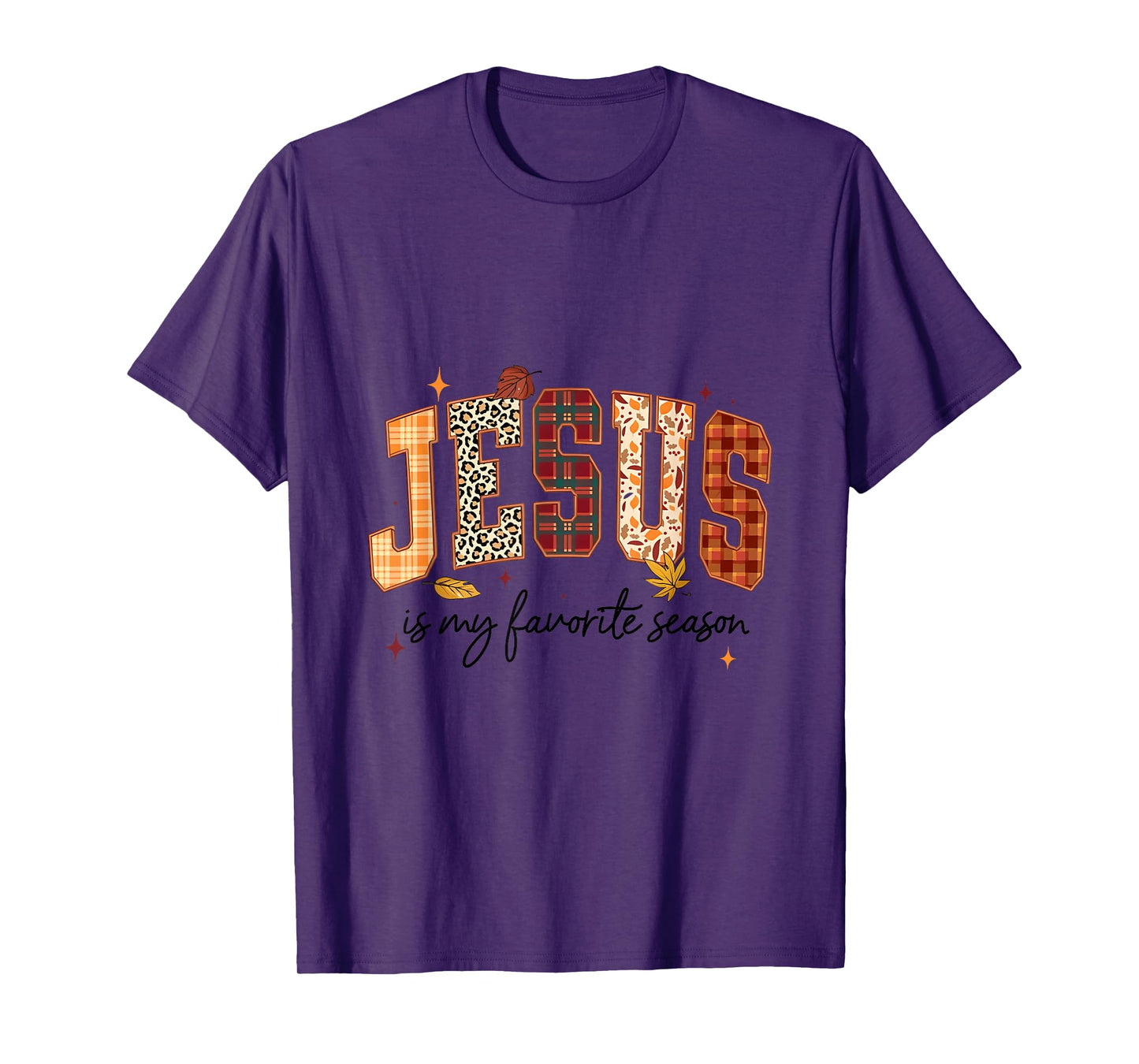 Vintage Jesus is My Favorite Season Fall Jesus Christian T-Shirt