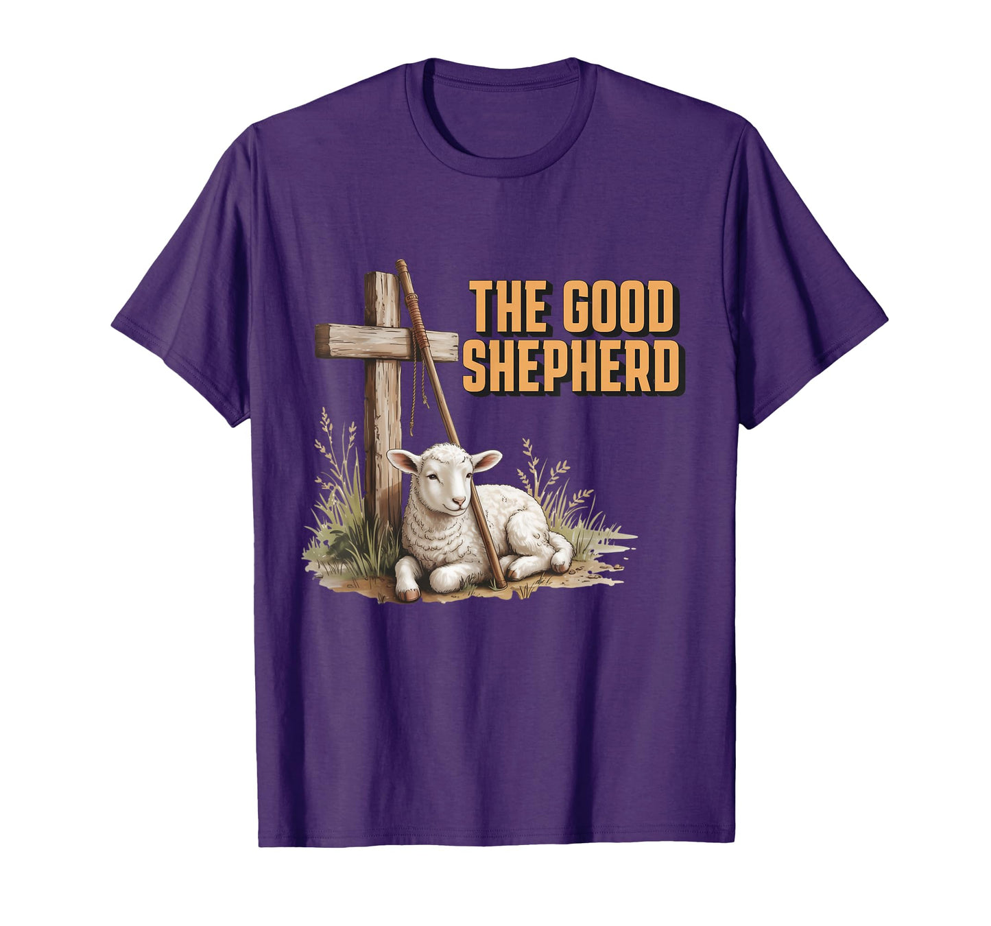 Faith Lamb, Jesus The Good Shepherd, Biblical Verse T-Shirt