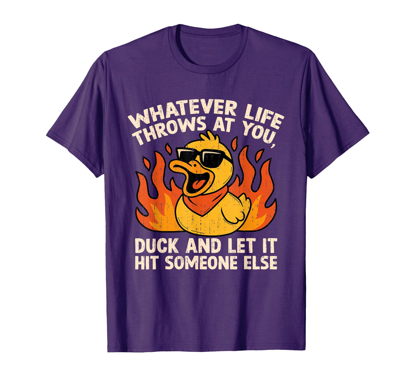 Funny Saying Duck Joke Quote Humor Duck Meme Sarcastic Meme T-Shirt