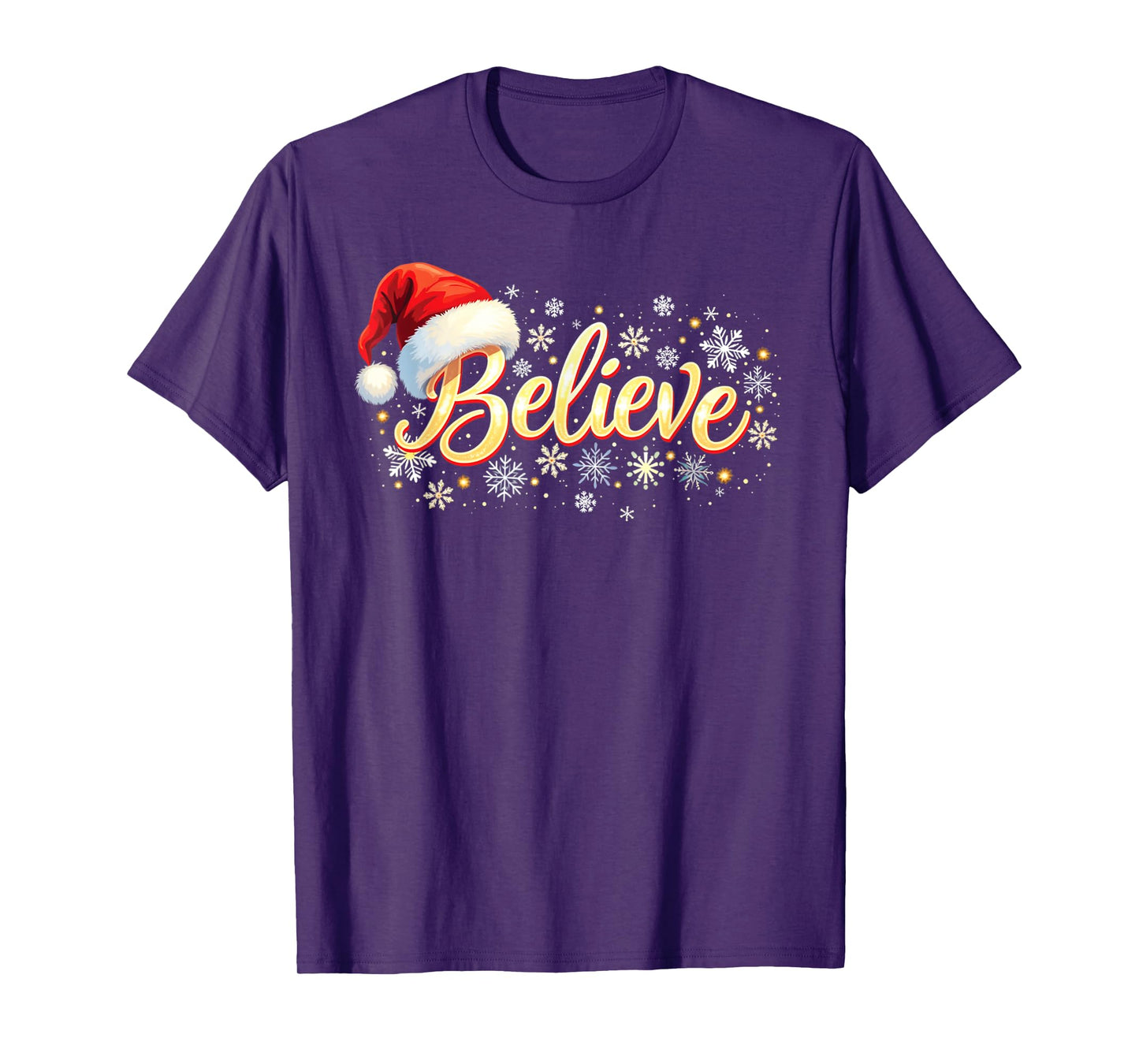 Believe Christmas Shirt Believe Santa T-Shirt