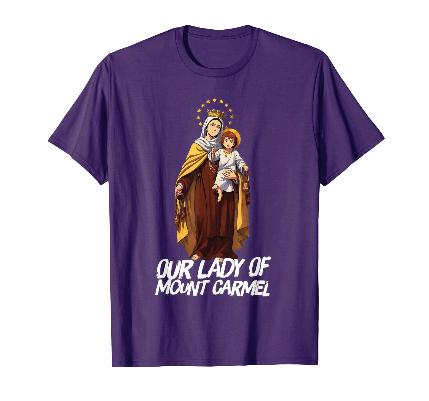 Our Lady of Mount Carmel Marian Catholic T-Shirt