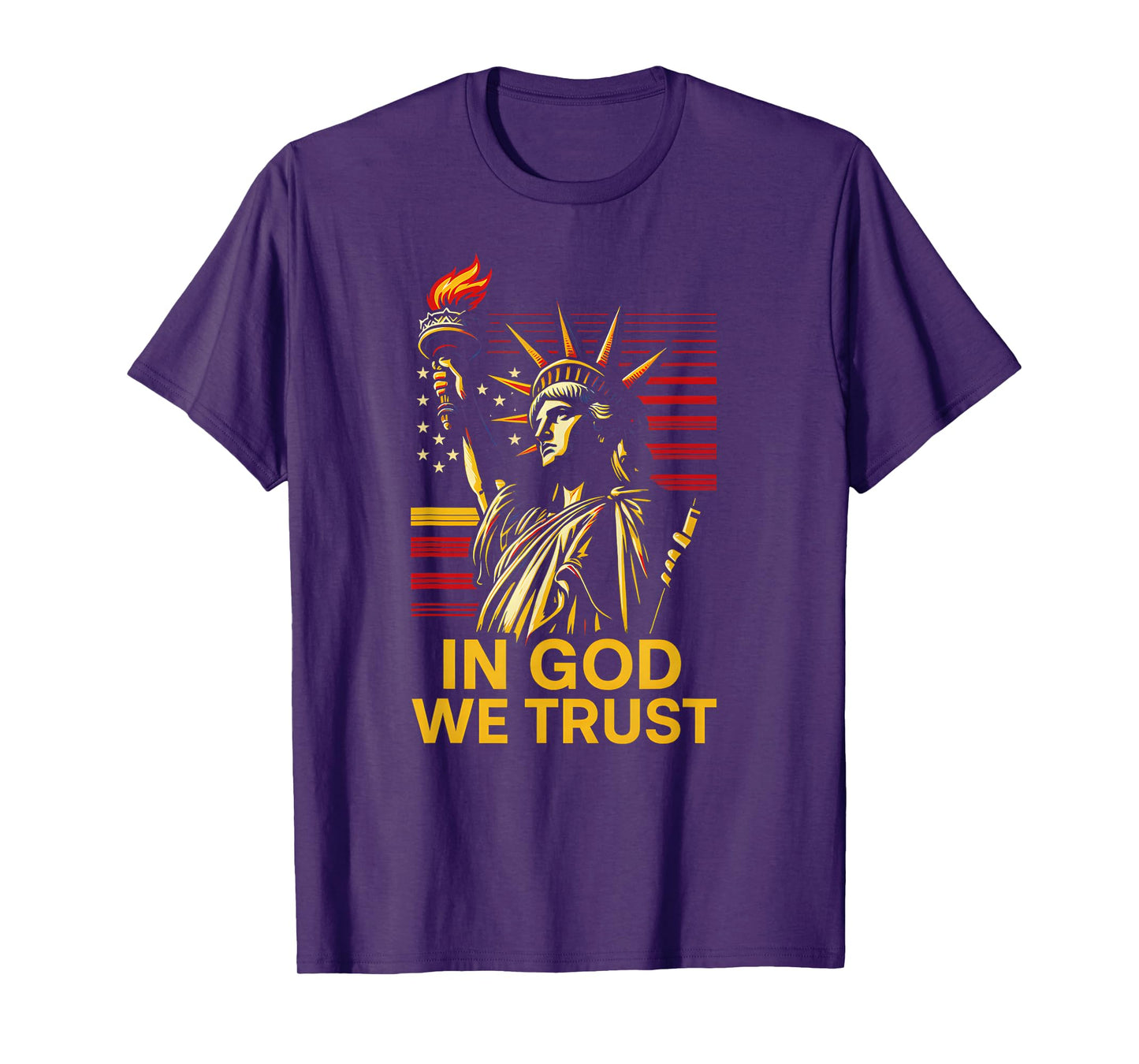 American Faith in God We Trust Mens Christian Religious T-Shirt