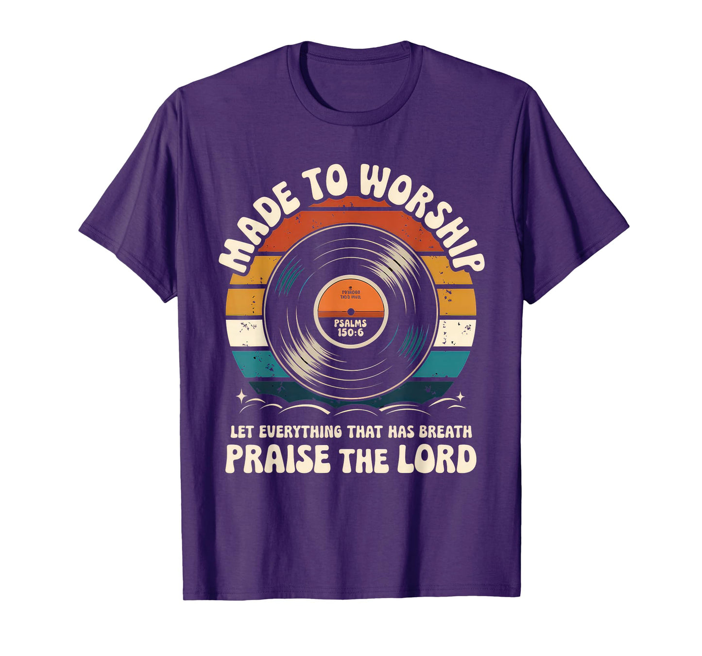 Worship Tshirt Christian Music Retro Cassette Psalms 150:6 T-Shirt