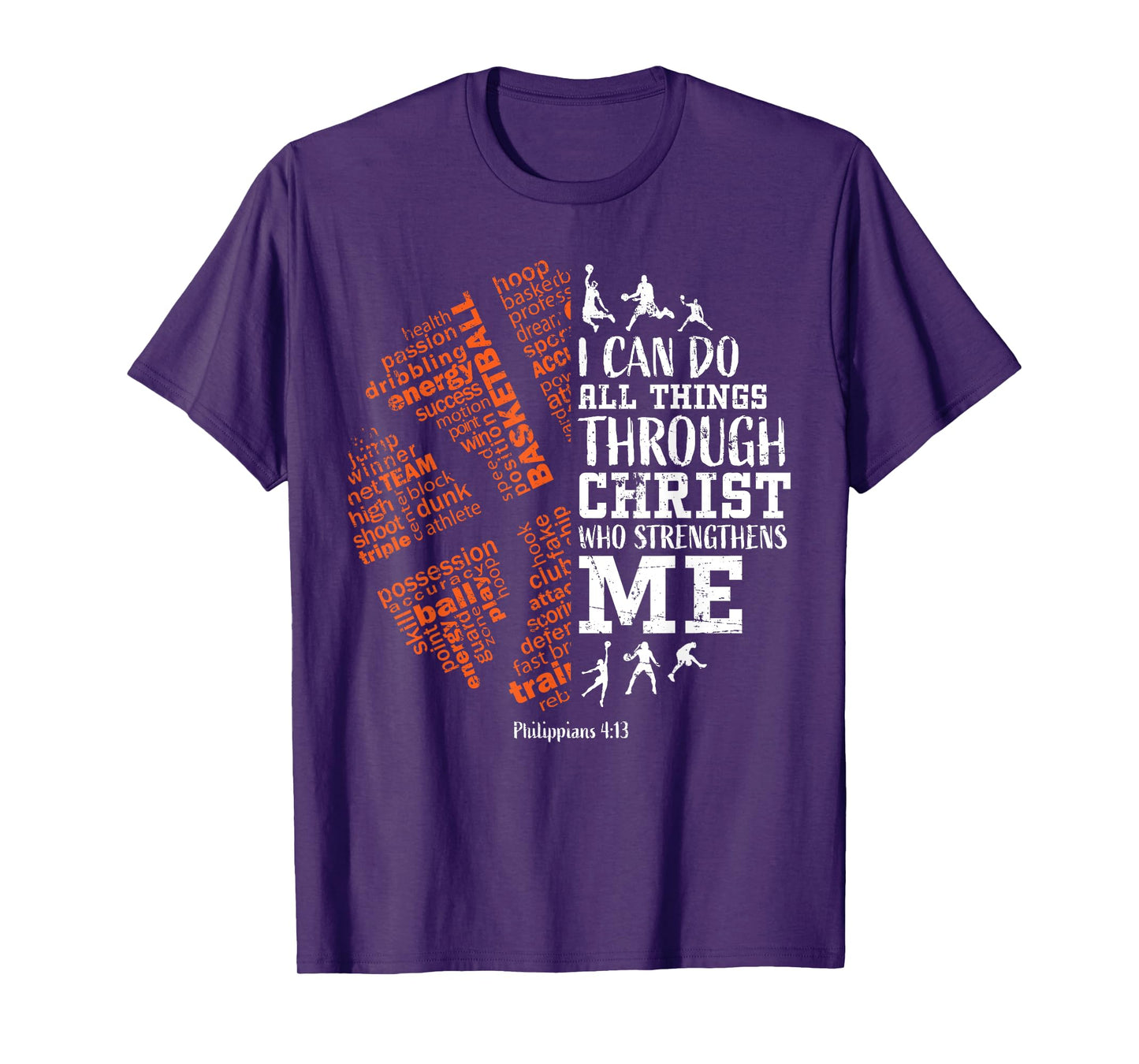 Christian Basketball Bible Verses Men Women Gifts T-Shirt