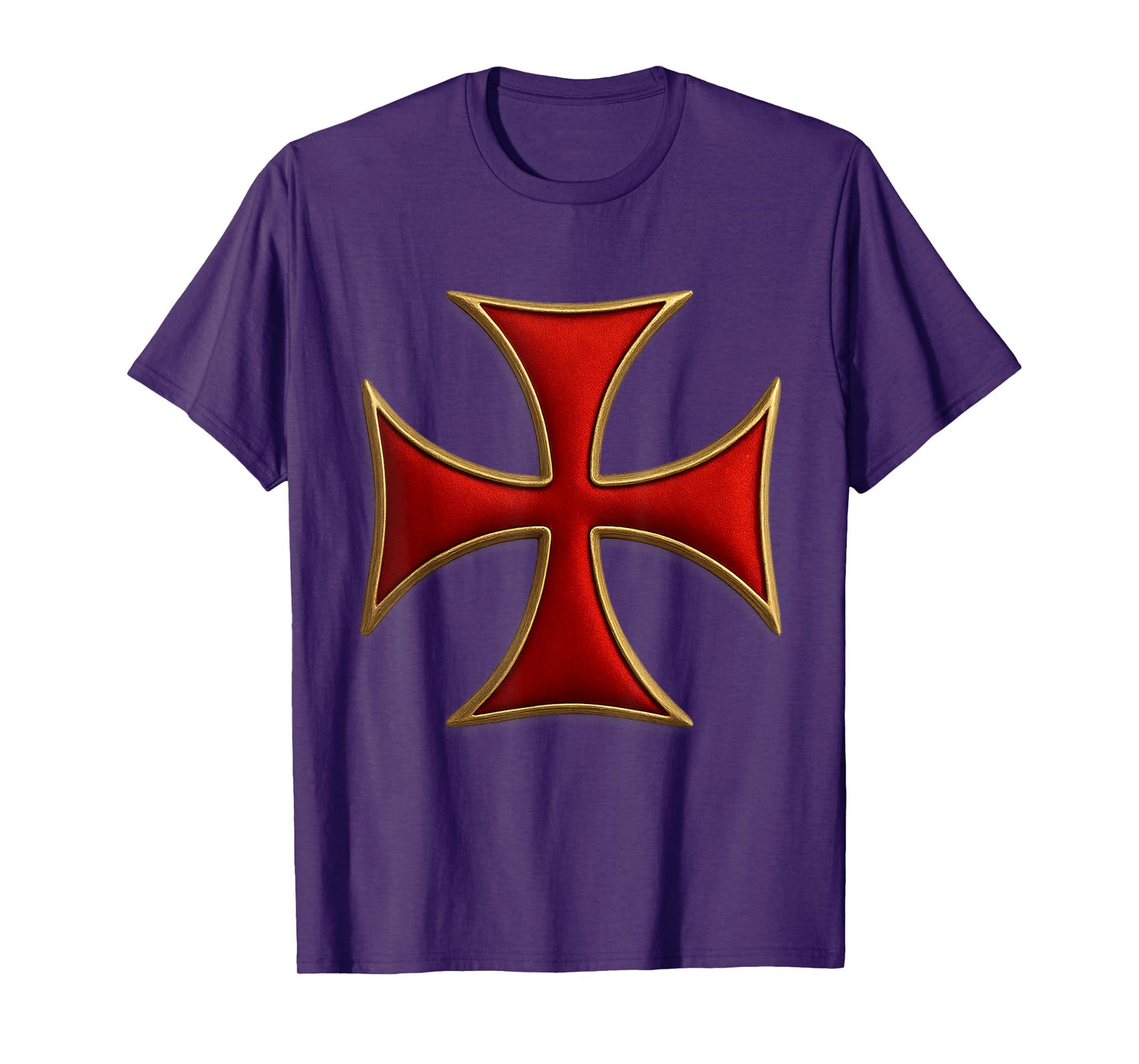 Cross Pattee - Christian Knight - Templar Cross T-Shirt