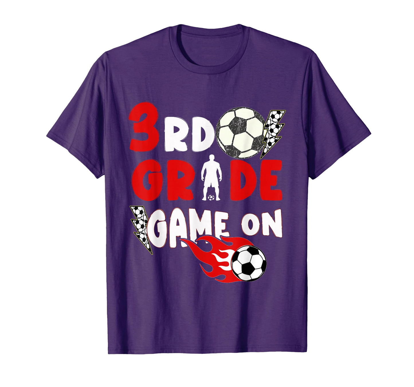 3rd Grade Game On Funny Soccer First Day of School Boys T-Shirt