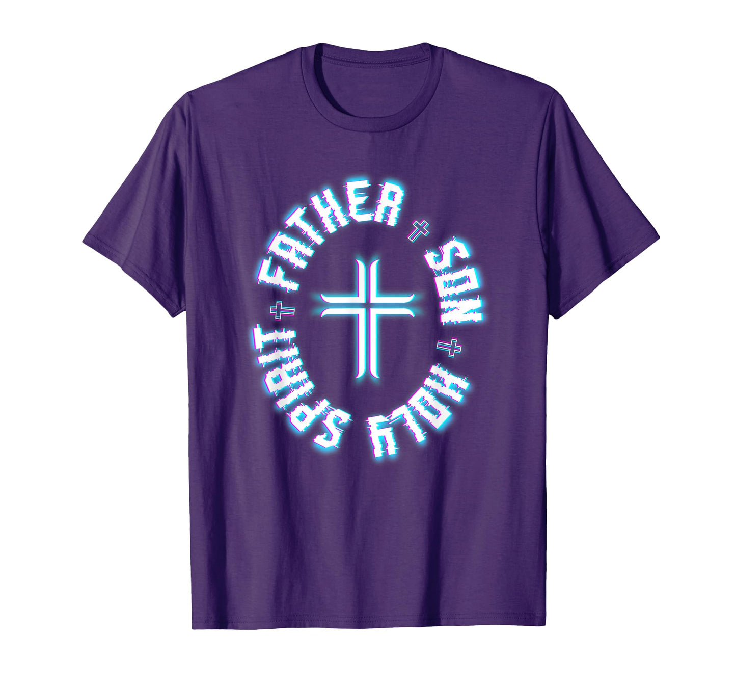 Christian Father Son Holy Spirit Ghost Trinity Faith Prayer T-Shirt
