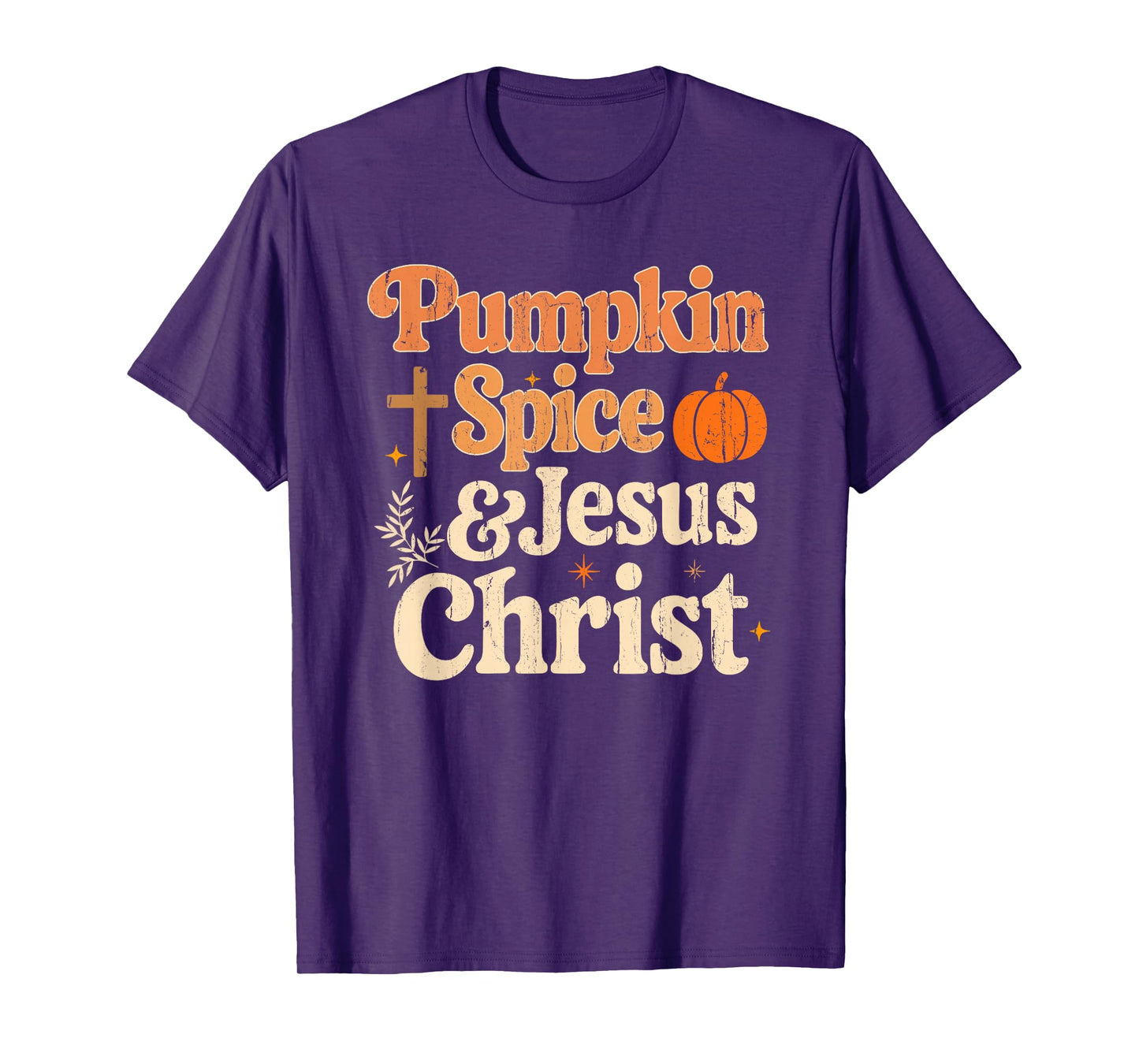Pumpkin Spice and Jesus Christ, Christian Fall T-Shirt