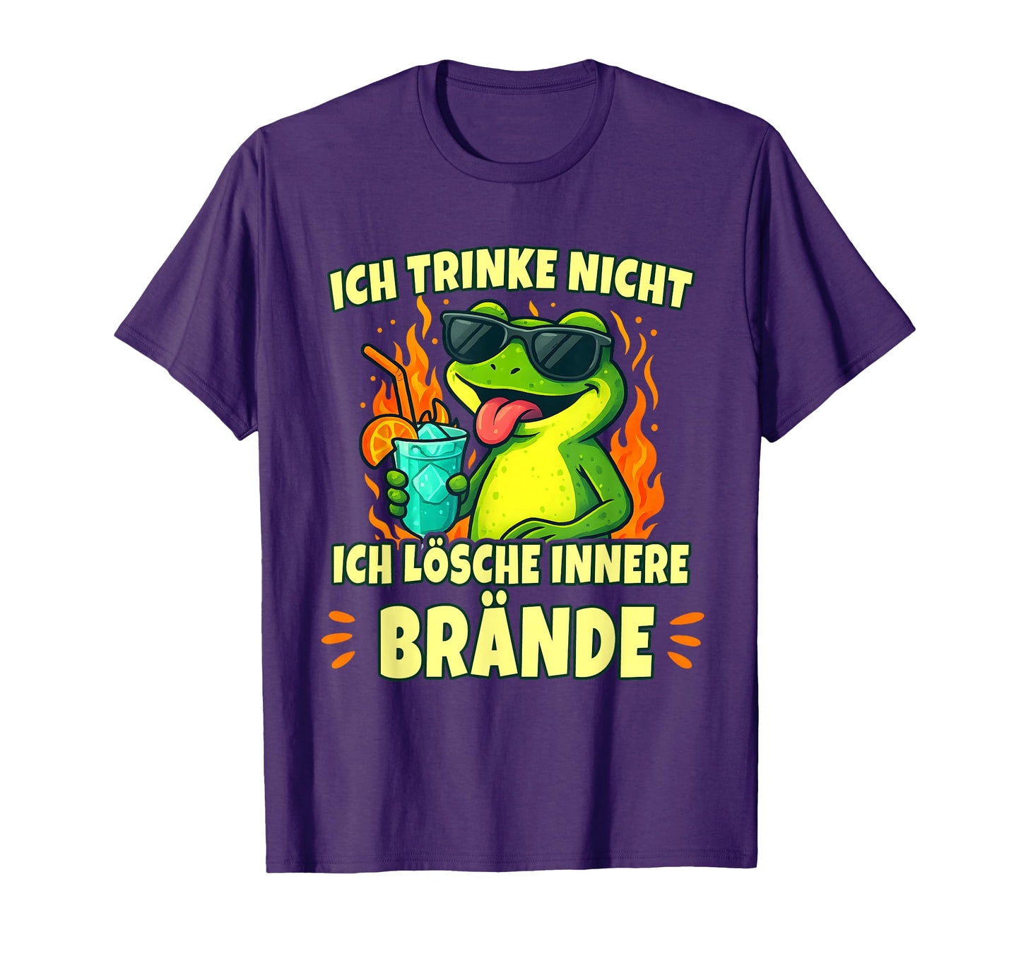 Frog Sayings Clothing – Ich Lösche innere Brände Funny T-Shirt