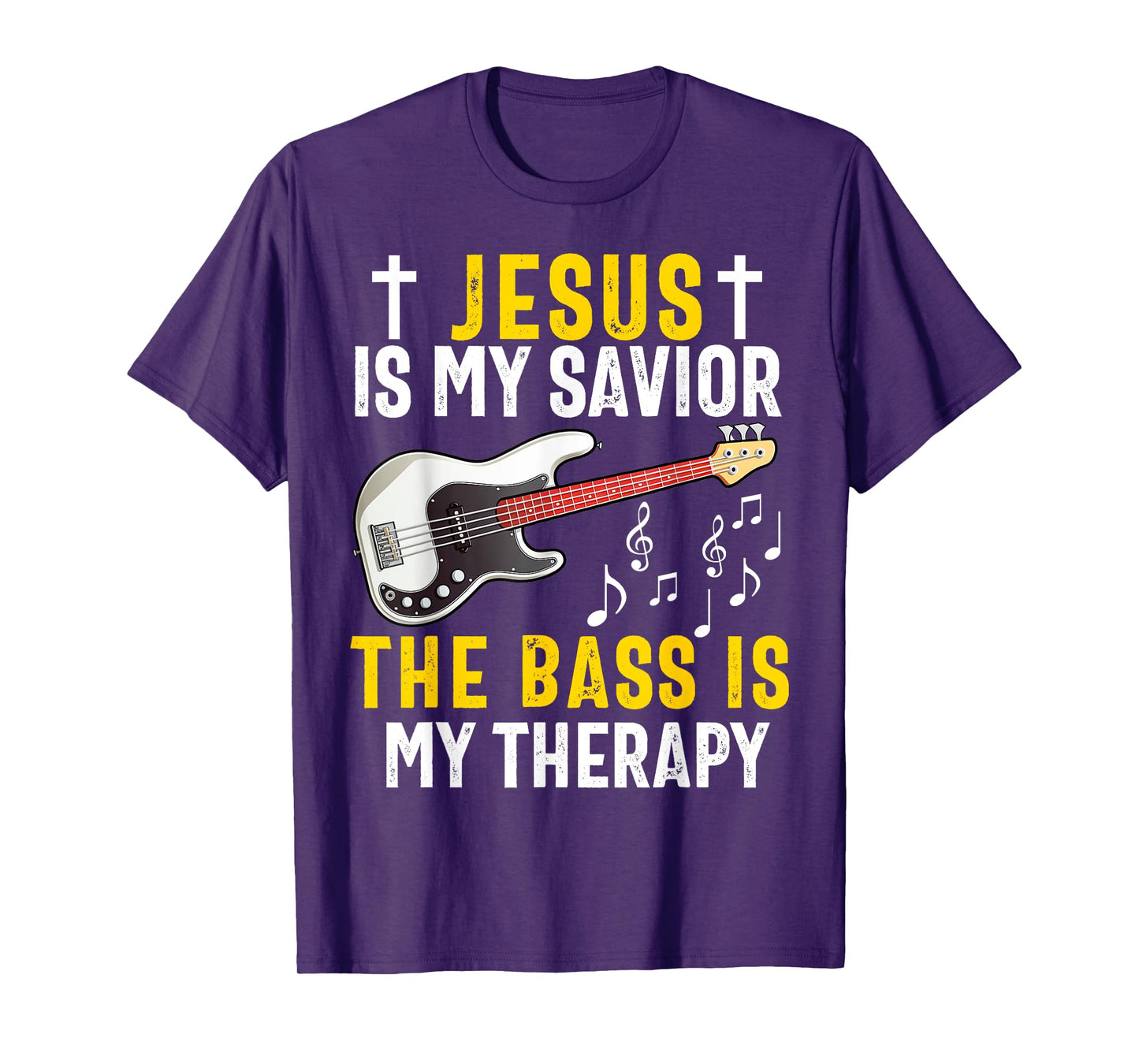 Christian Bass Guitar Player Worship Jesus Bassist Music T-Shirt