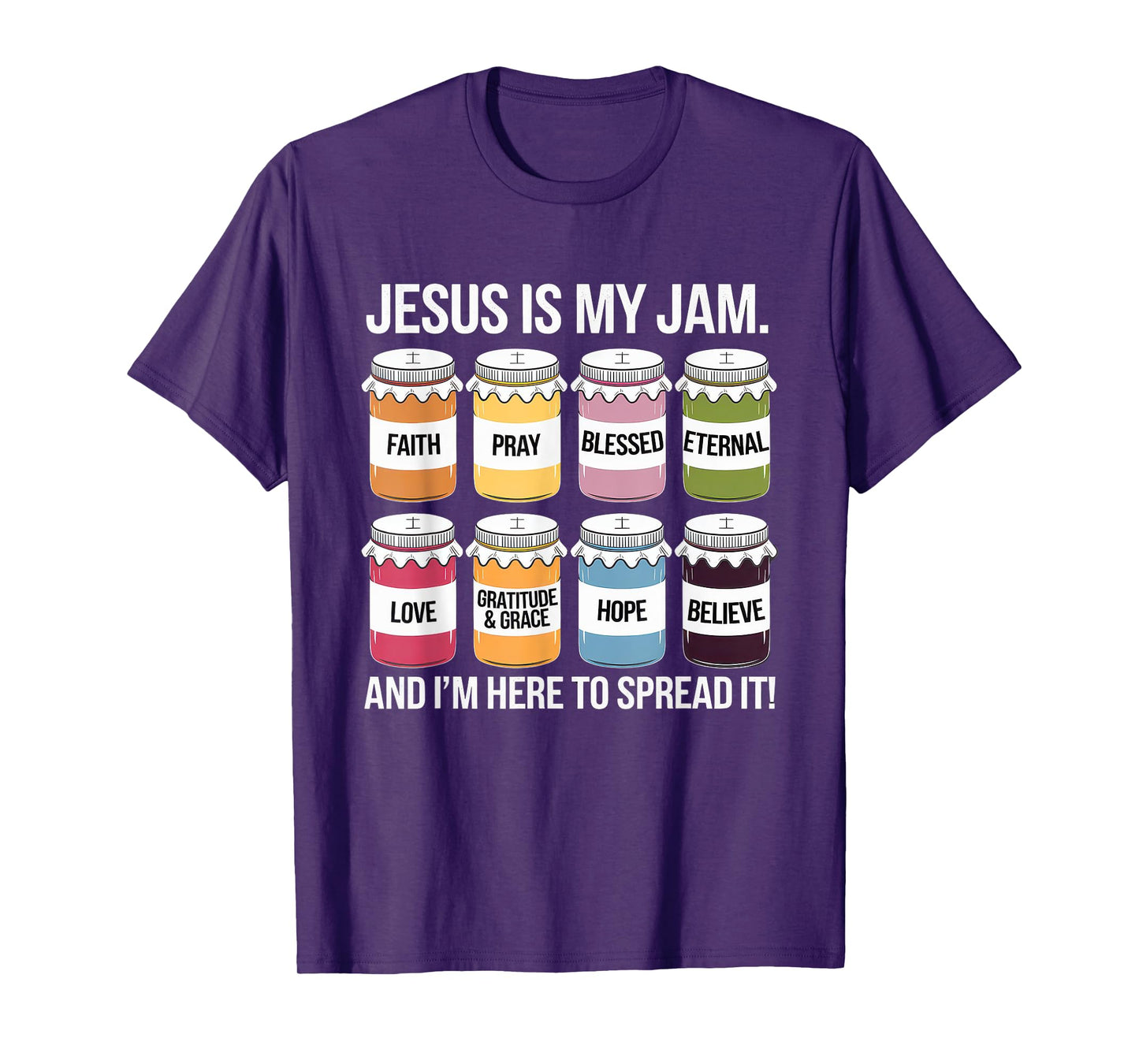 Jesus is My Jam Tshirt Men Women Christian Bible Verse T-Shirt