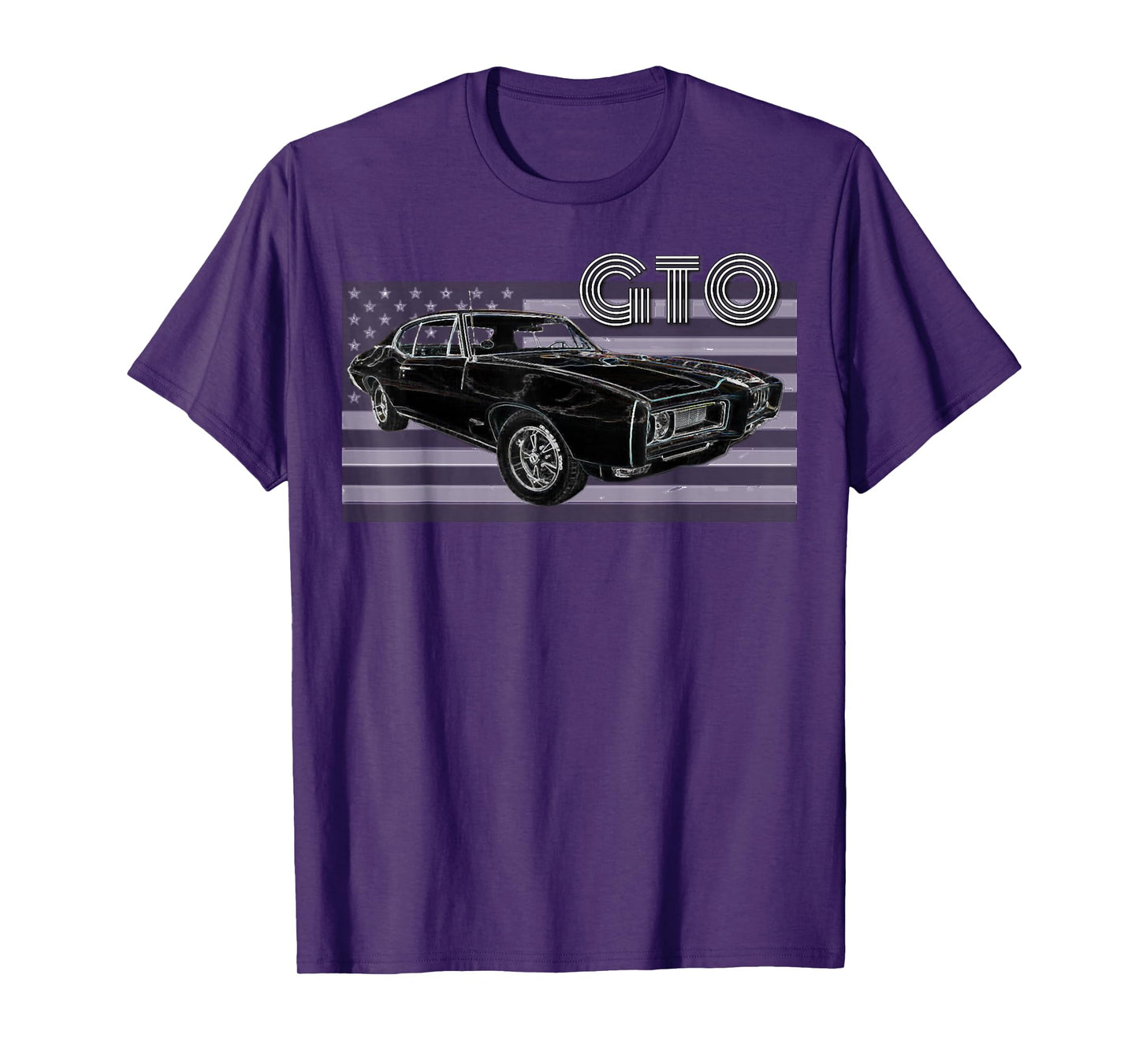 1968 1967 1965 GTO Classic Car Old School Muscle Car 64 70 T-Shirt