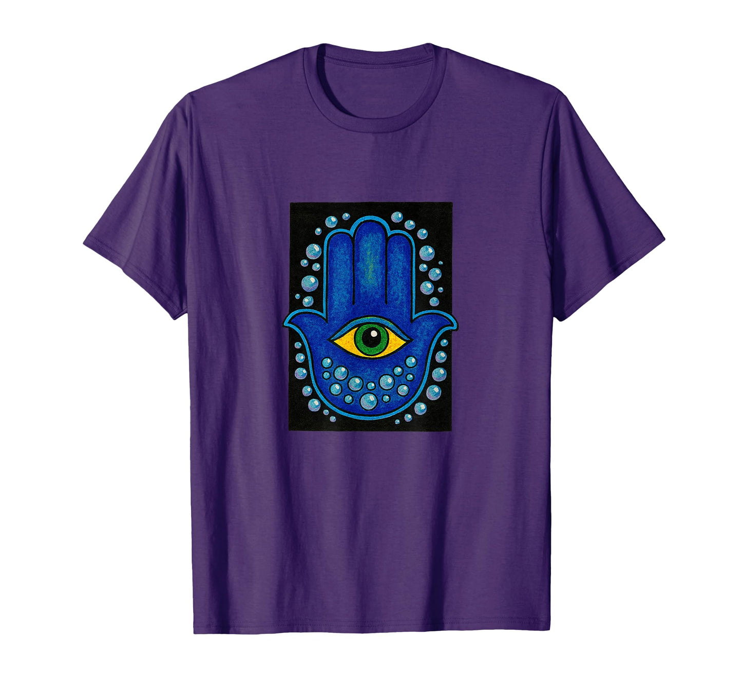 Vintage Hamsa Hand Eye of God Protection Symbol T-Shirt
