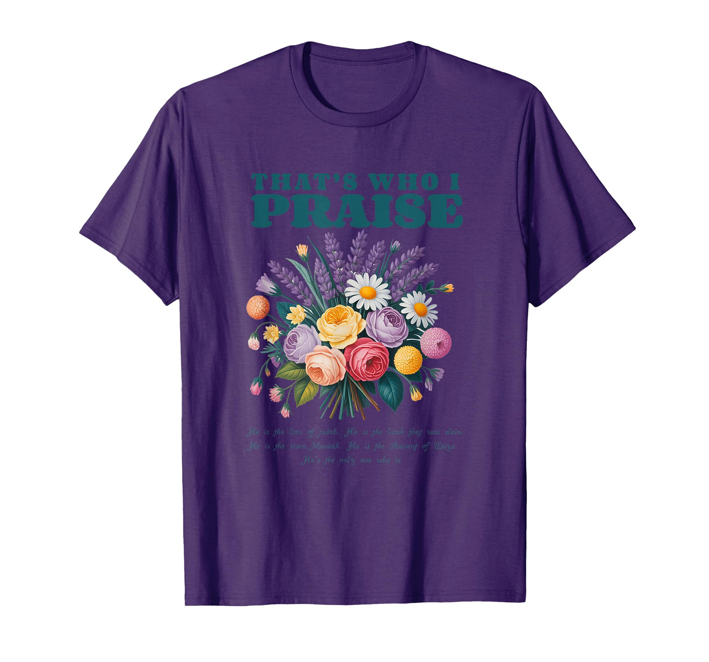 Brandon That's Who I Praise Jesus Christian Lake Merch T-Shirt