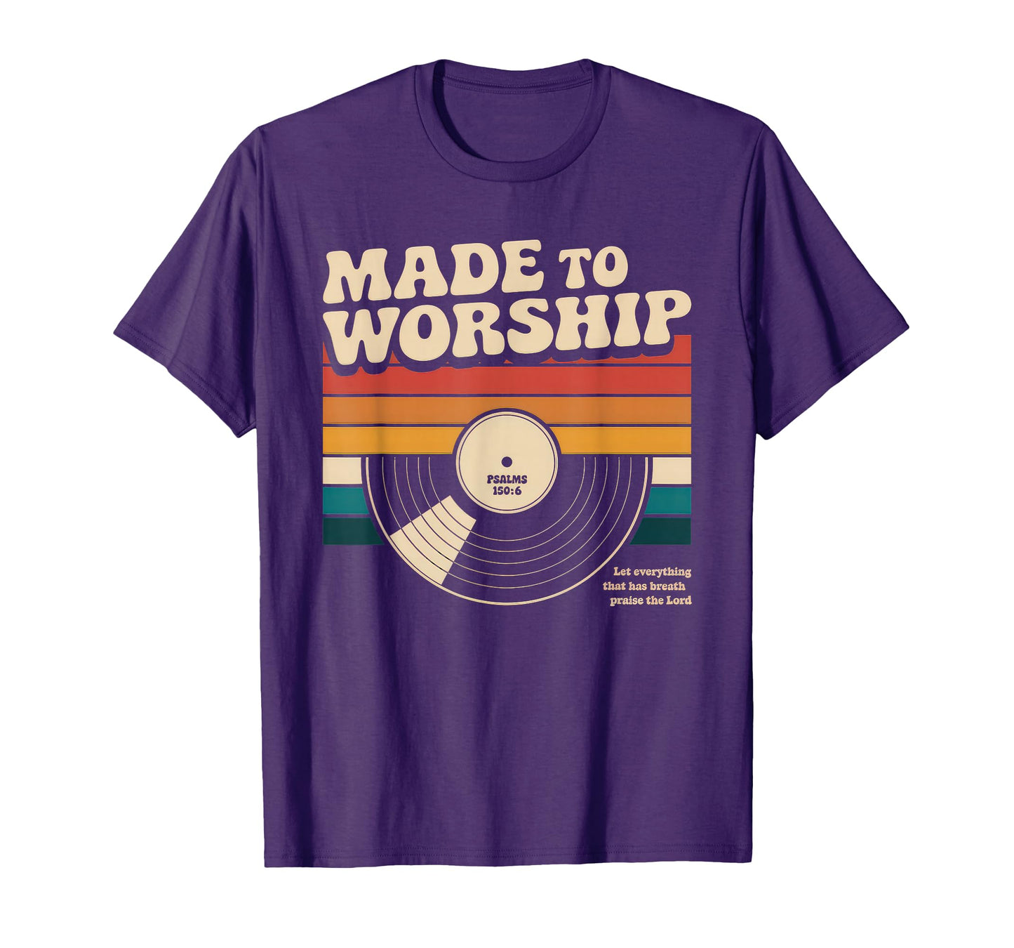 Worship Tshirt Christian Music Retro Cassette Psalms 150:6 T-Shirt