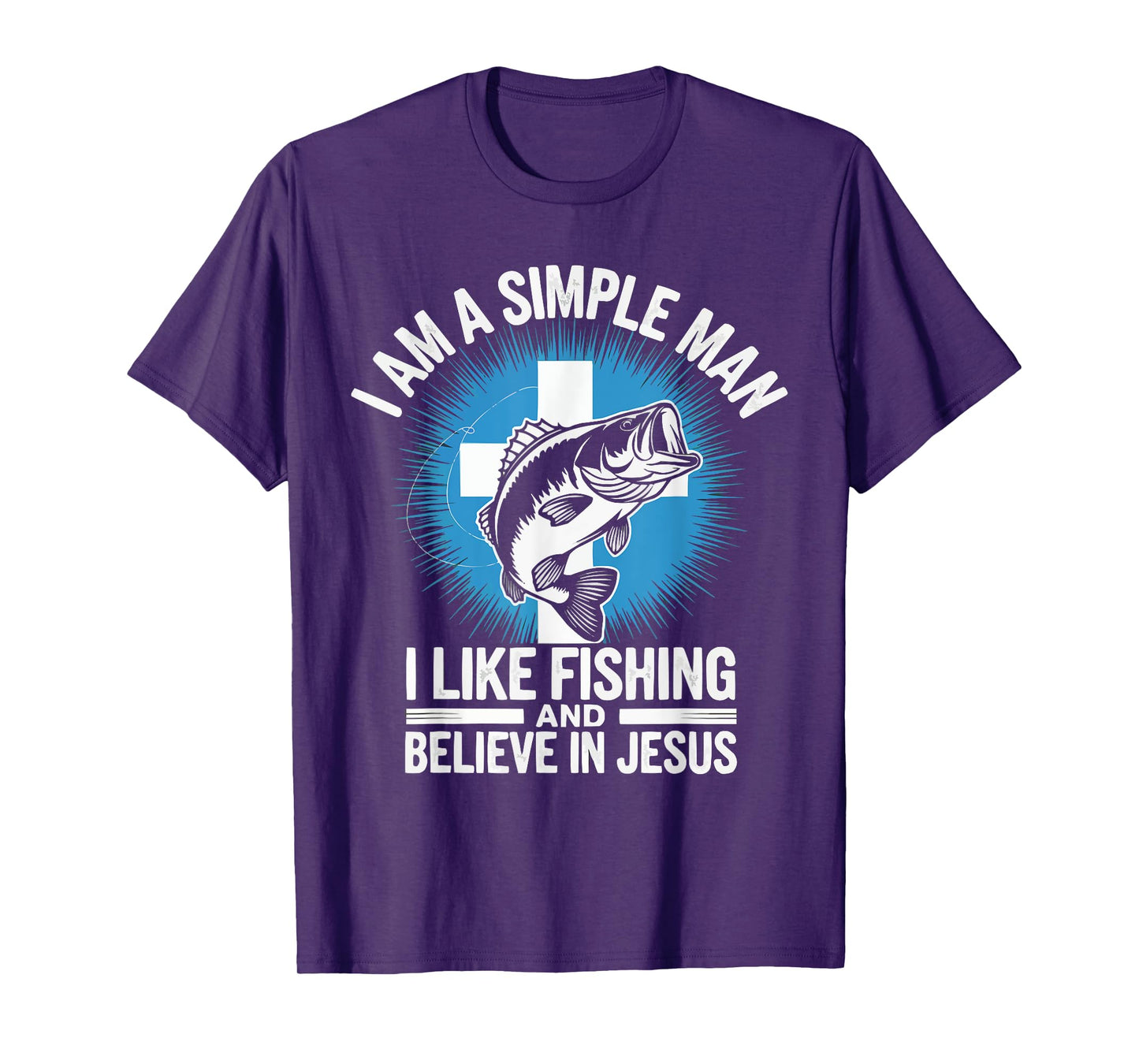 Fishing Jesus Christ Religion Christian Fisher Christianity T-Shirt