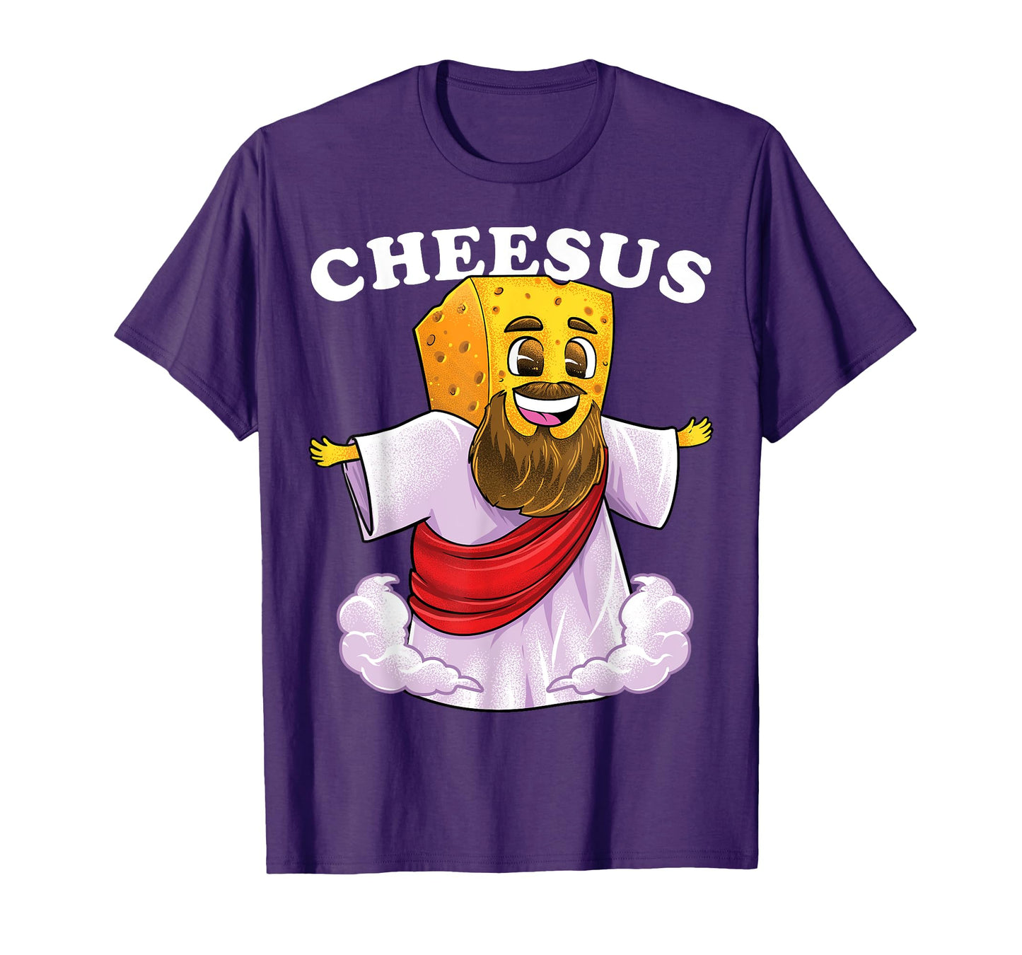 Cheesus Christ Funny Cheese Jesus Christian Pun Christmas T-Shirt