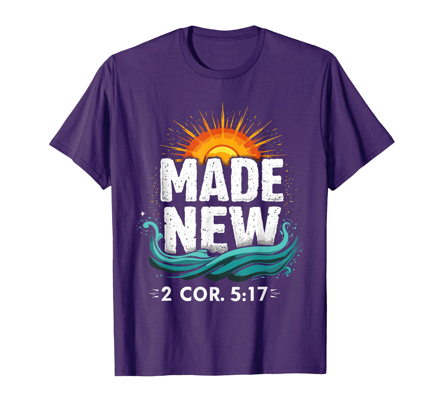 Made New Baptism Shirt Christian Shirts For Youth Baptized T-Shirt