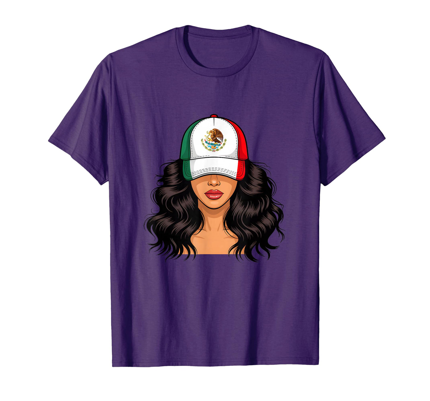 Mexican Girl Mexico Flag Proud Mexican Women T-Shirt