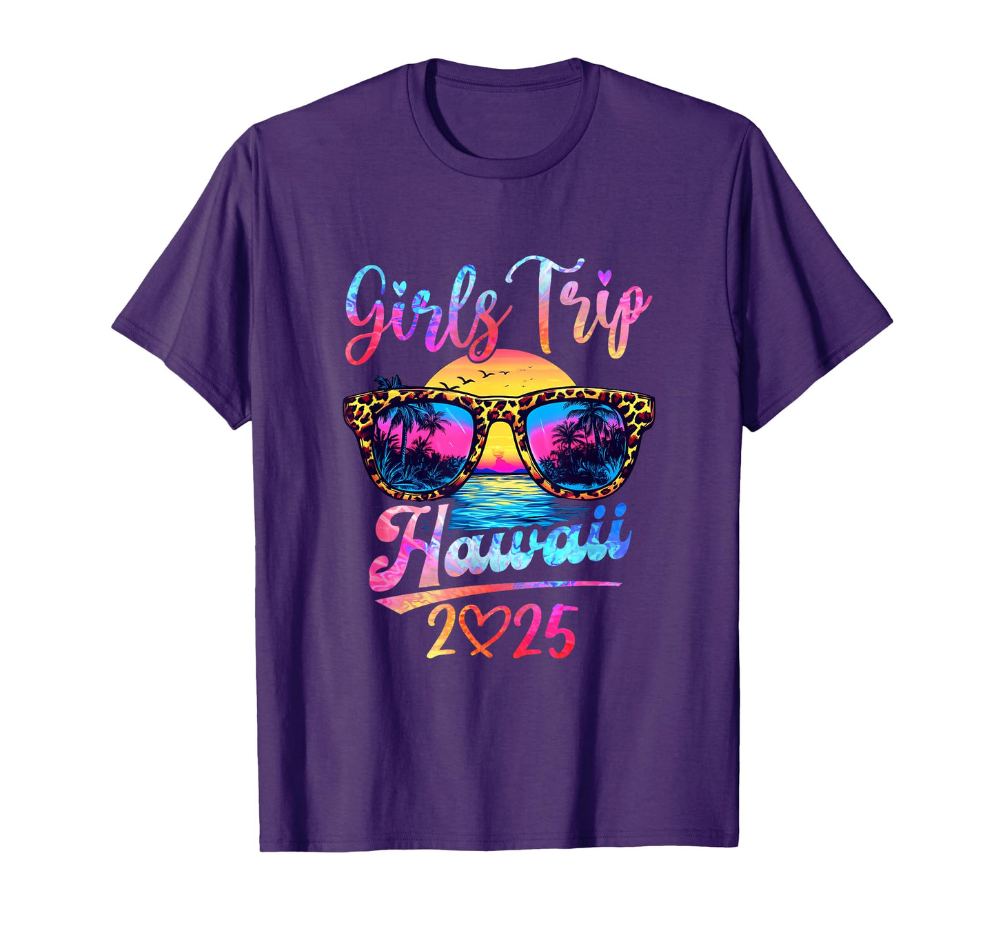 Girls Trip Hawaii 2025 Matching Summer Vacation Women T-Shirt