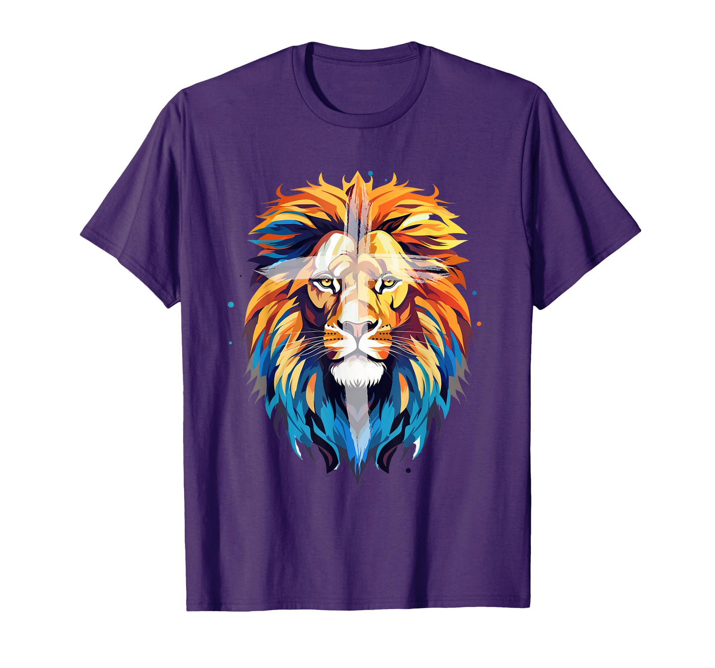 Jesus Lion of Judah Jesus Cross Faith Christian Kid Men Girl T-Shirt