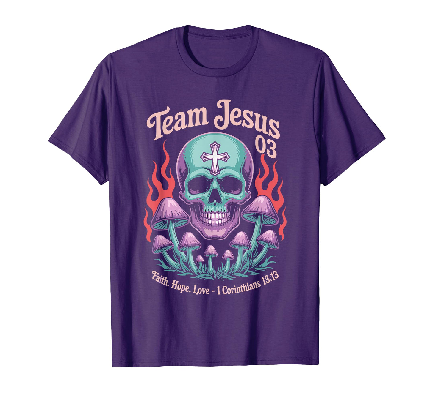 Christian - Team Jesus 03 Faith Hope Love T-Shirt