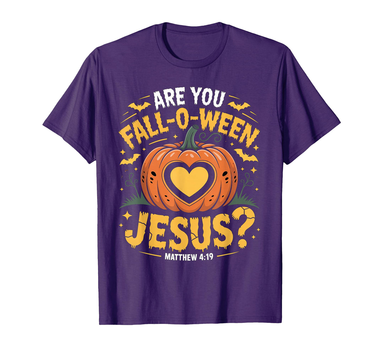 are You Falloween Jesus Funny Christian Halloween Fall Pun T-Shirt