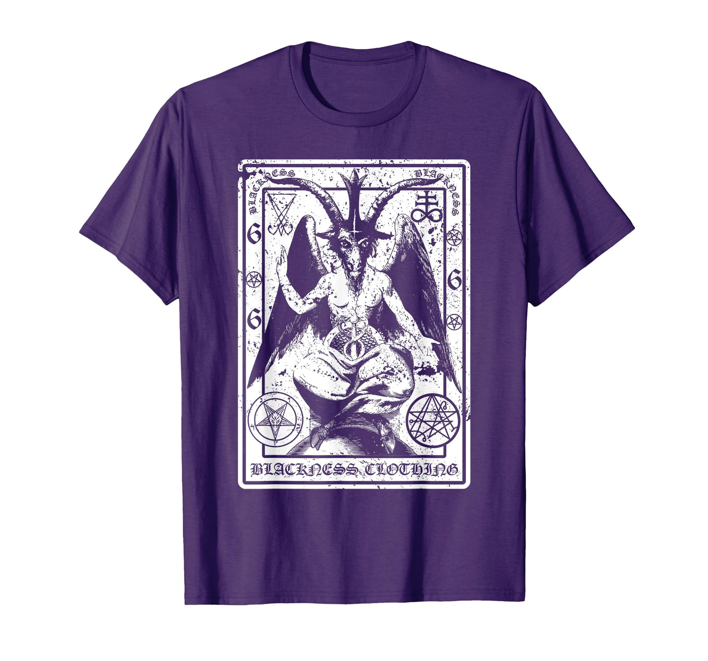 Baphomet Shirt | Satanic Dark Art Evil 666 T-Shirt T-Shirt