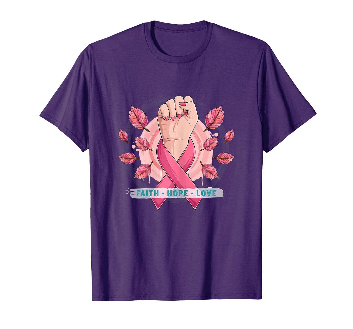 Faith Hope Love | Breast Cancer T-Shirt