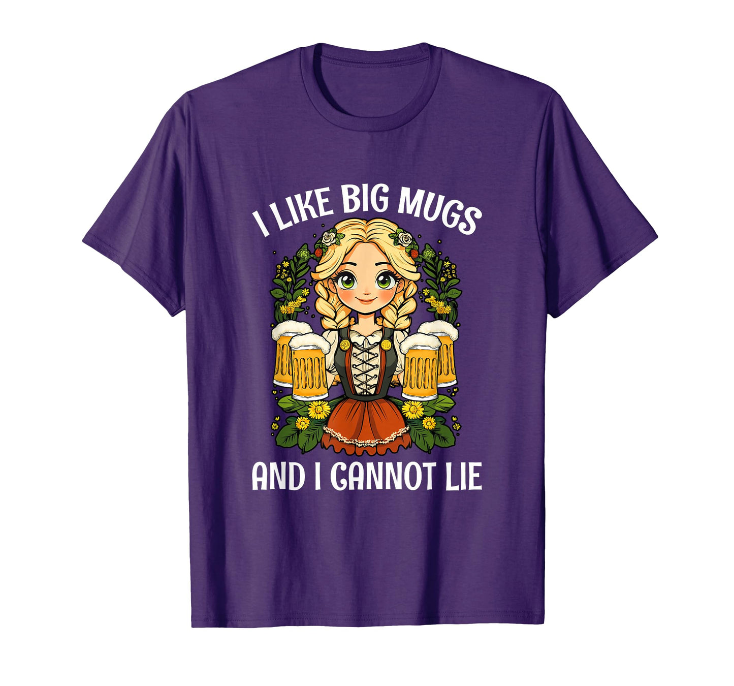 I Like Big Mugs Oktoberfest Bavarian Munich Beer Festival T-Shirt