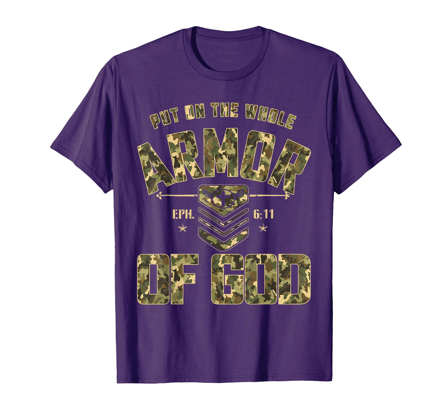 Put On The Full Armor of God - Christian Religious Bible T-Shirt
